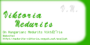 viktoria medurits business card